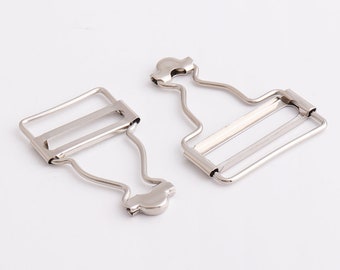 Suspender buckles 1"(25mm) 1"3/8"(37mm) Strap Adjuster Suspender Clips slide Adjustable Slide Buckle Slide Adjusters