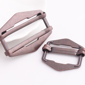 Slider Buckle Belt Adjuster Strap Adjustable Buckle Purse Hardware Webbing Slider Copper MORE SIZE