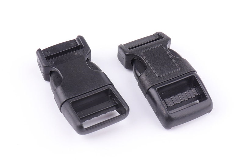 19mm black side release buckle Plastic buckle belt buckle Plastic snap buckles Dog Collar Strap Webbing Release buckle 34