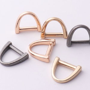 D rings 3/8&quot;(8mm) High quality D-ring Findings Metal D Ring d ring belt buckle for Purse Belts Landyards Leathercraft
