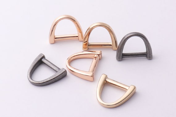 Fibbie Per Cinture Anello A D / Fibbia Colore Nero Privo Di Saldature Per Cinghie E Moschettone Per Borse