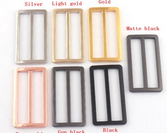 4pcs Slide Buckles 2"inch (50mm) Belt Buckle Adjuster buckle Strap slider Leathercraft Bag Belt Adjuster Sliders Adjuster Slide Buckle