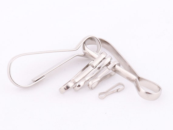 Lanyard Hooks Spring Lanyard Clips Snap Clip Hooks for ID Card/keychain  Holder/zipper Pulls 5 Sizes 
