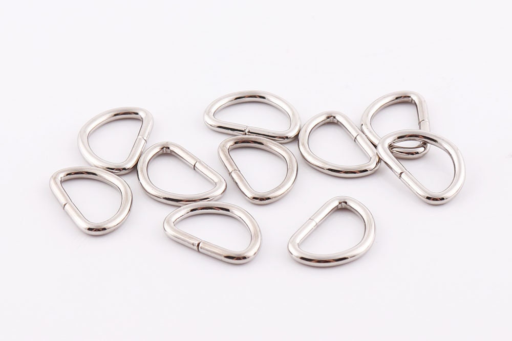 4pcs Metal Non Welded D Rings for Purse copper Dee Rings,antique Purse  Strap,handbag Ring,wallet Hardwarebag Belt Strap 1-1/240mm -  Hong Kong