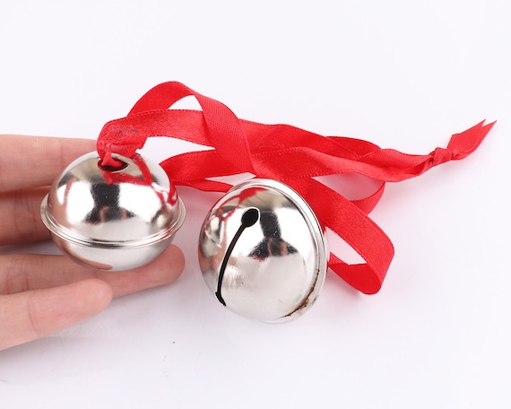 Silver Large Jingle Bells - Christmas Bells