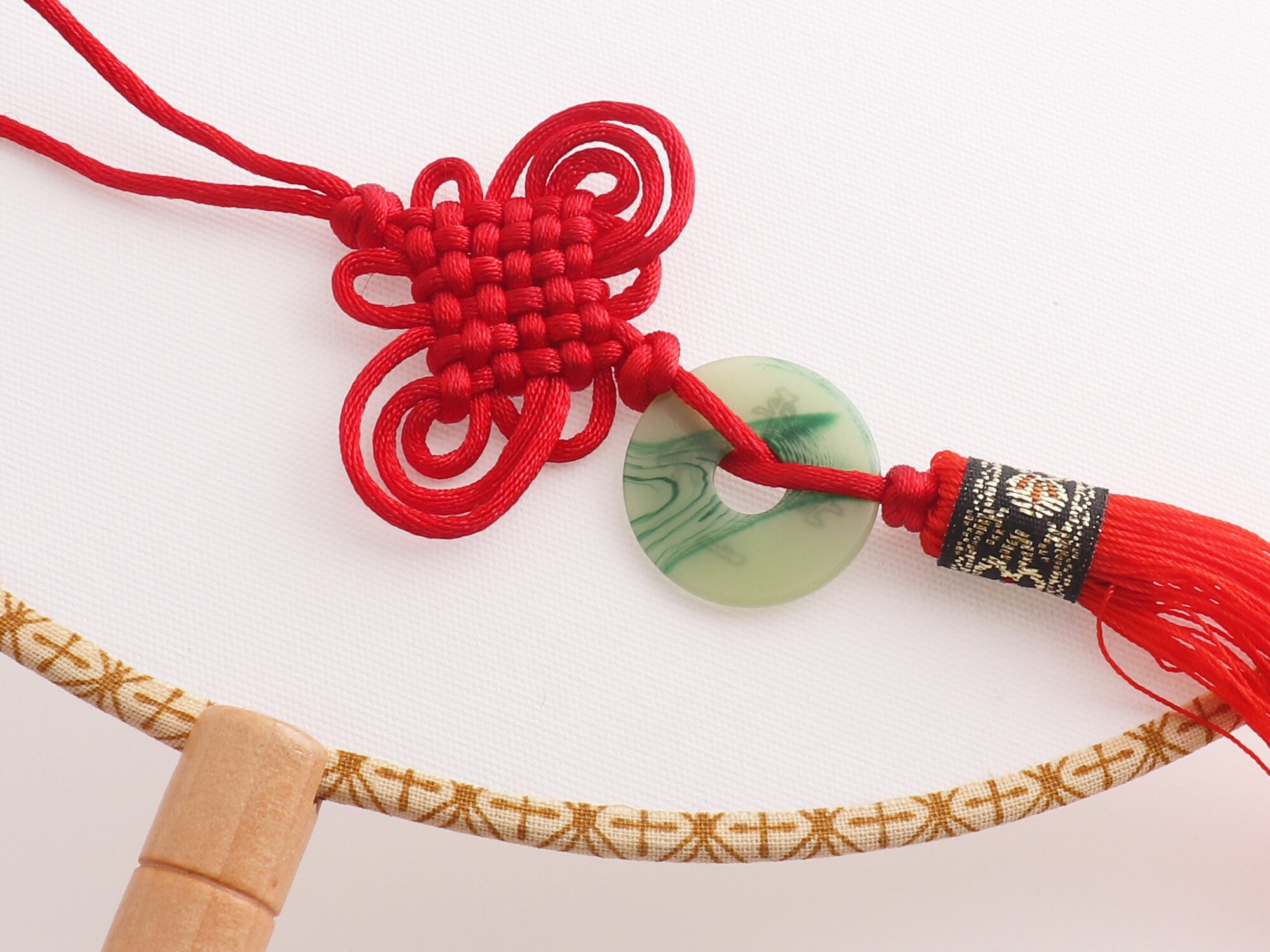 Chinese Knot Tassellucky Knot Tasselsred Charms Tassel Etsy