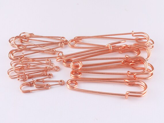 Rose Gold Safety Pins Large Pins Brooches Pins Kilt Pins -  Israel