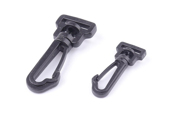 10pcs Plastic Swivel Clasps 3/8inch10mm 1/2inch15mm Swivel Snap Hook Purse  Hook Swivel Hook for Dog Collar Hardware 