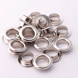 50set Grommets Eyelets with washer Brass Grommet Eyelet Metal eyelets For Bead Cores Clothes Leather 10mm/12mm/13mm