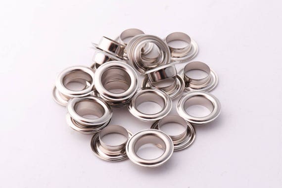 Grommets Eyelets Metal eyelets For Bead Cores Clothes Leather 10set Rainbow Eyelet Grommets with washer 23*13*6.5mm OD*ID*height