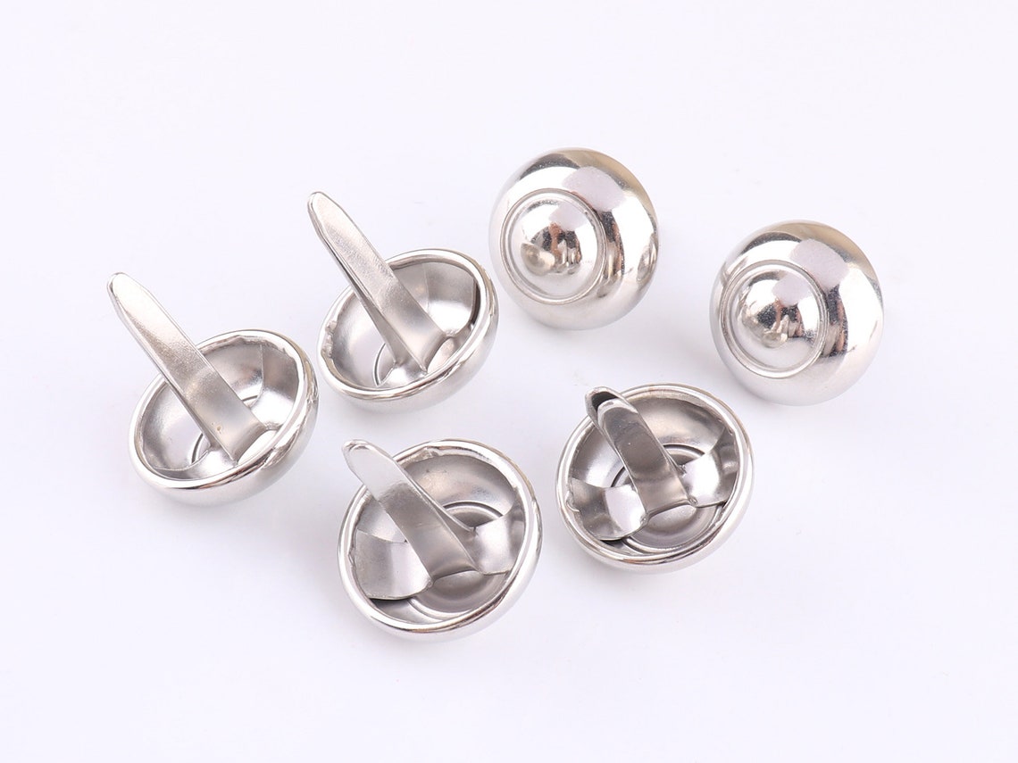 18mm Silver Purse Feet Domed Purse Feet Studs Roung Handbag Etsy