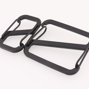 Carabiner Hooks Push Gate Hooks S Carabiner Clasps Spring Snap Hook Clasp S Biner for Bag/Outdoor Equipment More Size 4pcs