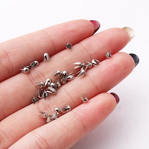 200pcs Nailhead studs 2mm(w) Round nail heads studs spots Silver rivet studs Nailheads Spikes purse making