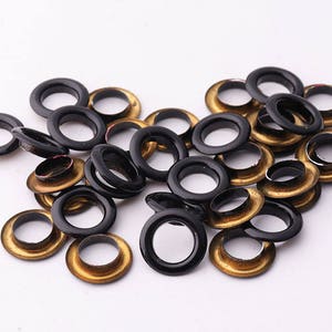 Eyelets Grommet 11*6*2.5mm(OD * ID * Height) Round Grommets Eyelets For Leathercraft Shoes Canvas Clothes