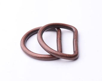 6pcs schwere Gurt D Ring 39mm(inner) Gürtel Gurt Schleife Handtasche Ring Handtasche Handtasche Leder Handwerk Hardware