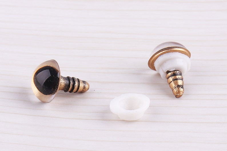 12mm Craft Safety Eyes amigurumi eyes Plastic Eyes Animal Eyes Round safety eye toy eyes Doll Eyes With Washers 10pcs
