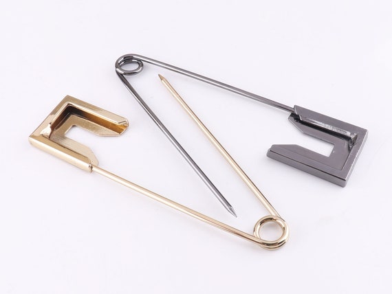 Silver Safety Pins 85mm Coiless Safety Pins for Bead Craft 