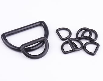 Plastic d rings 3/8"(10mm) 3/4"(19mm) 1 1/2"(37mm) D rings finding strap d ring ribbon d ring D-Rings buckles Dee Rings