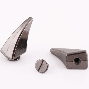 Gunmetal Screws Screw rivet spike Screw back studs Screw rivets Fastening Purse Screws for Leather craft purse supplies