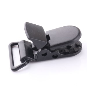 Plastic Bib Clips Suspender Clips Plastic Clips Baby Dummy Clips Kam Clips 20mm(inner) 12pcs