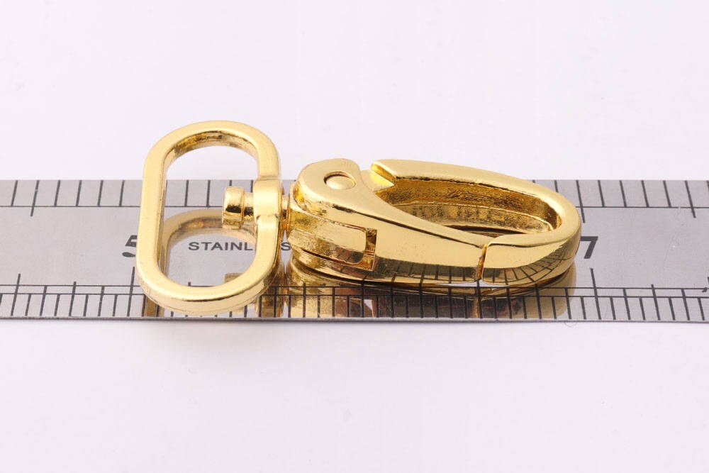 Sourcing Map 6Pcs Swivel Snap Hooks - 25mm Zinc Alloy Lobster Claw Clasps For Straps, Bags & More