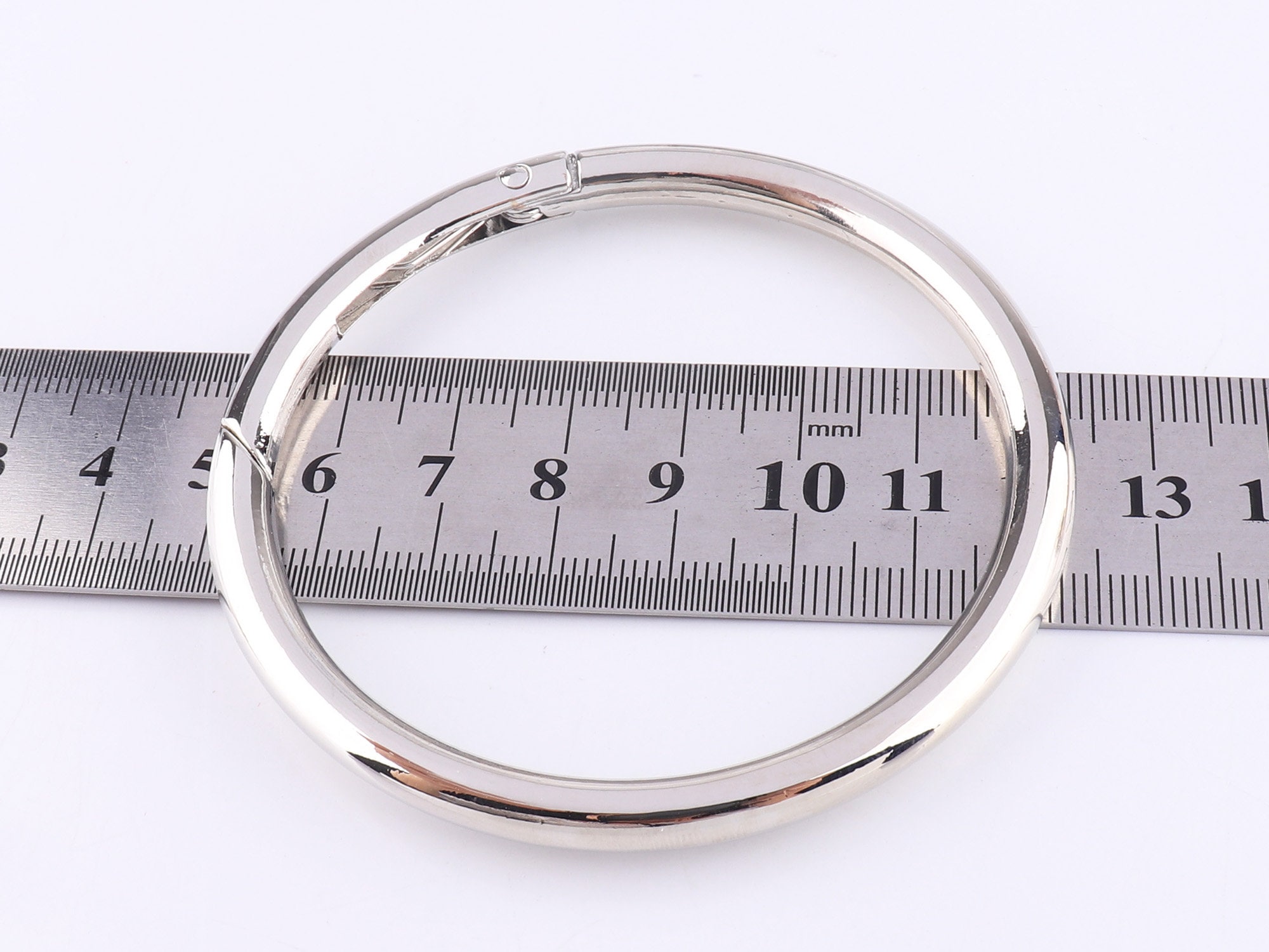 Large Spring Gate Ring O Ring Round Gate Ring Spring Ring Etsy