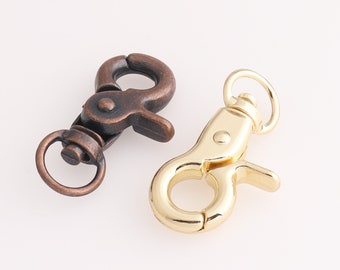 Swivel Clasps Lobster Swivel Clasps Trigger Snap Hooks Purse Strap Hooks Bag/Keychain hardware more color 10pcs