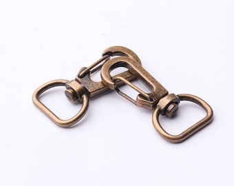 Cierre giratorio 1/2"pulgadas (16 mm) Empuje puerta giratoria cierre giratorio Gancho giratorio Trigger Snaps gancho Metal Lobster Swivel Cierres