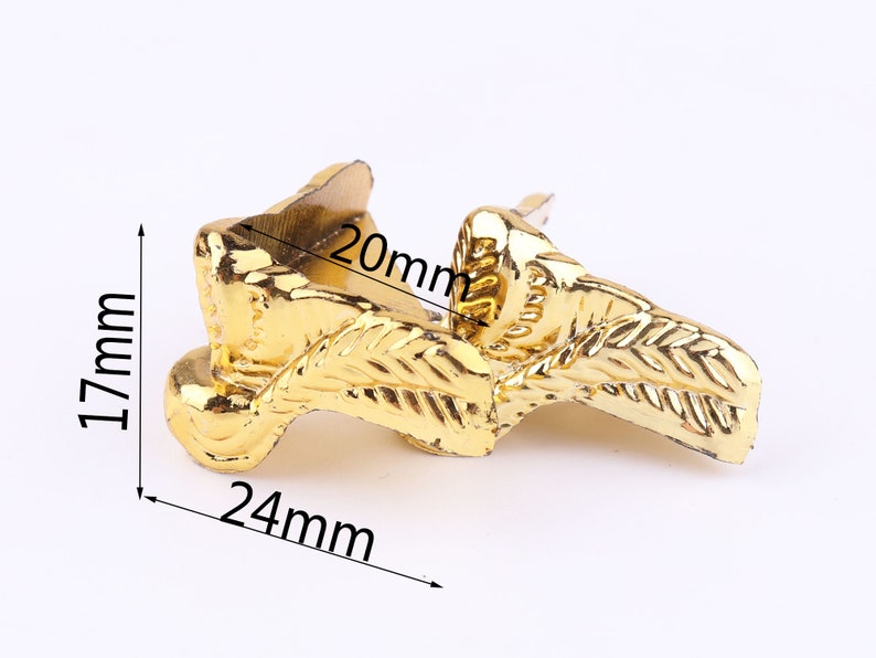 Gold Corner Protector Box Feet Corners Jewelry Box Feet Etsy