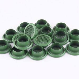 Green Eyelet Grommet Mesh Grommets Round Metal Eyelets Brass Eyelet Grommets  13mm*8mm*5mm(OD * ID * Height) 200pcs
