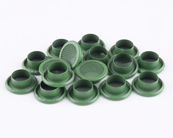 Green Eyelet Grommet Mesh Grommets Round Metal Eyelets Brass Eyelet Grommets  13mm*8mm*5mm(OD * ID * Height) 200pcs