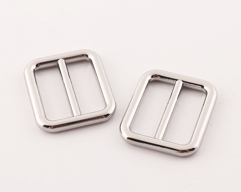 Silver Adjuster Buckle 1 1/432mm Metal Slide Buckle Etsy
