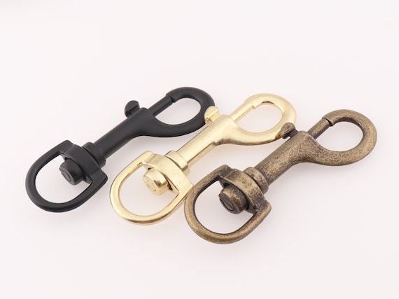 Swivel Claps Hooks Snap Hook Metal Clasp Trigger Snap Hooks Purse Hook for Bag  Strap/lanyard 15mm 8pcs 