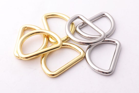 D-rings 1inch D Ring Belt Buckle Strap D Rings D Ring Findings D Ring  Buckles Purse Rings D Buckles Metal D Rings 