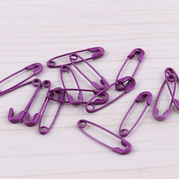 Purple Safety Pin Etsy
