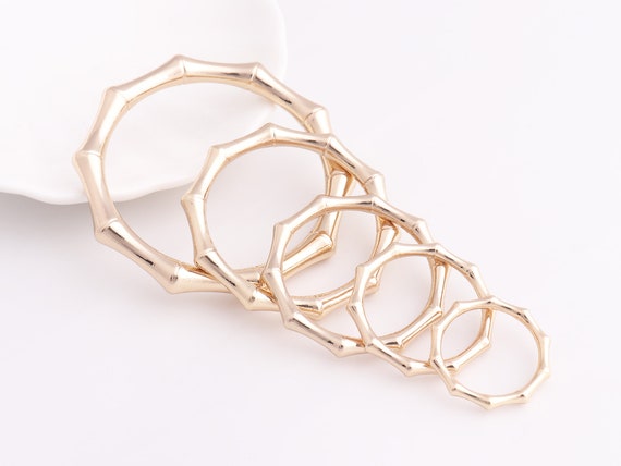 O Ringe Bambus Ringe O Schleifen O Ringe Schnalle Geldbrse Ringschlaufe  Verbinder Ringe Gold optional Gre 4Stk - Etsy Schweiz