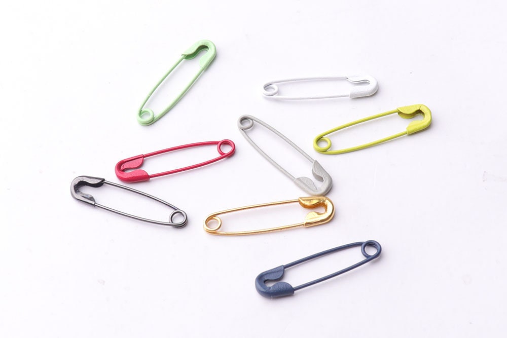 100pcs Colorful Safety Pins 19mm5mm Safety Pin Brooch Small Etsy