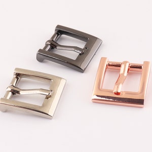 Pin Buckles Heel Bar Buckle Center Bar Pin Buckles Adjustable Buckle Bag Buckle Watch Buckle For strap belt 10pcs