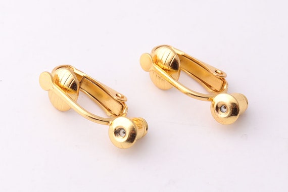6pairs Gold Clip on earring converter studs to clp on earrings changer stud  to clips clip on earrings