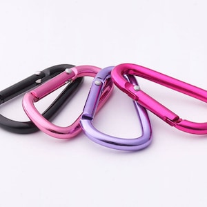 Carabiner Camp Snap hook Carabiner Clip Carabiner keychain carabiner hook clasp spring D ring push gate clip