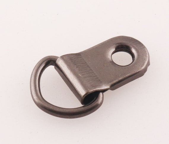 Black D Ring Clip Handbag Connector D Ring Connector Strap Screw Connector  Hooks Purse Hardware 50pcs 