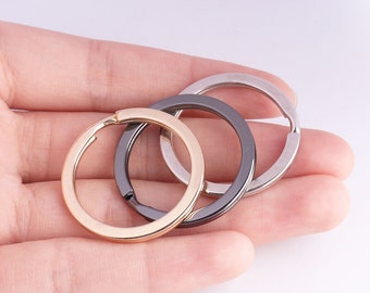 Split Key Ring Round Split Rings Jump Rings Flat Keyrings Key Fob/keychain Hardware High quality 30mm 50pcs
