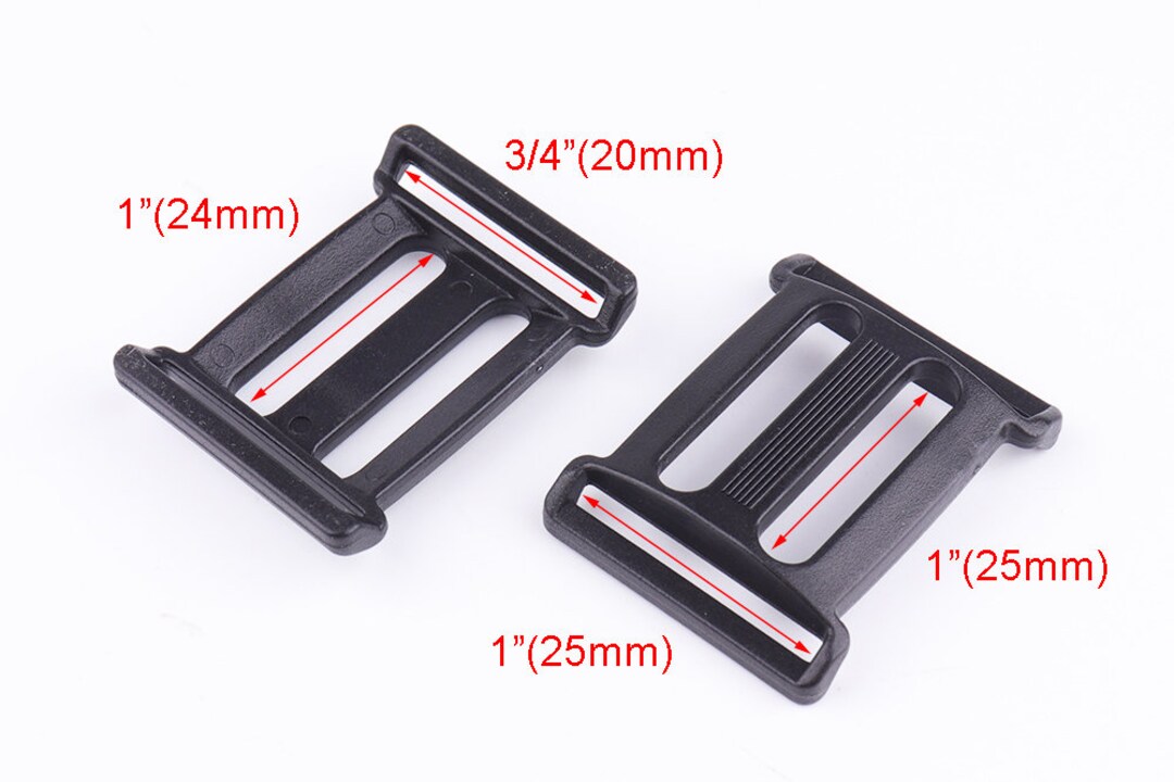 Plastic Buckle Suspender Adjusters Slide Adjuster Strap Slide Buckle