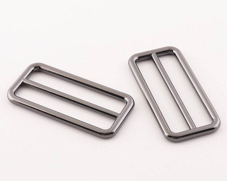 Gunmetal Adjuster Buckle 38mm Metal Slide Buckle Adjuster Etsy