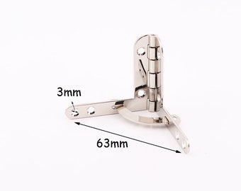 4pcs Quadrant hinge Box hinge metal box hinges jewelry box hinge support hinge box hardware