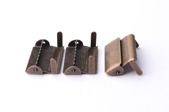 20pcs Suspender Slide Adjusters Antique Brass Adjustable Buckle