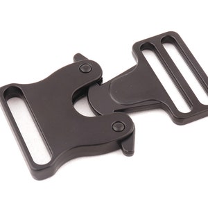 Metal Release Buckle Side Release Buckle Quick Release Buckle Backpack buckle For dog collar/Seat Belt 30mm inner 2pcs