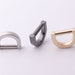 Flat D Rings 12mm(1/2