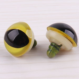 6pcs Plastic Eyes 18mm amigurumi eyes Safety eyes Cat Eyes safety eye toy eyes Plush eyes Doll eyes With Washers