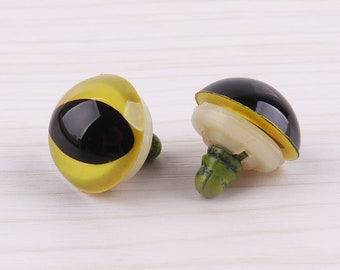 6pcs Plastic Eyes 18mm amigurumi eyes Safety eyes Cat Eyes safety eye toy eyes Plush eyes Doll eyes With Washers